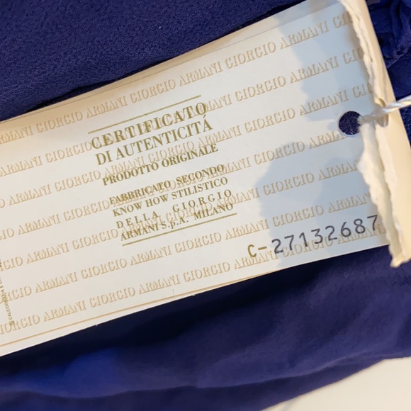 Armani collezioni cobalt blue embellished dress - Picture 6 of 8